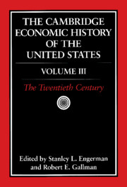 Cambridge Economic History of the United States