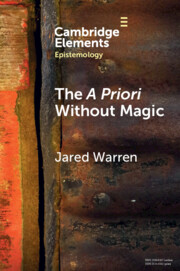 The <i>A Priori</i> without Magic