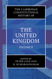 The Cambridge Constitutional History of the United Kingdom