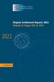 Dispute Settlement Reports 2022