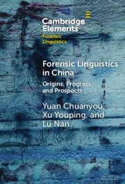 Forensic Linguistics in China