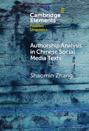 Authorship Analysis in Chinese Social Media Texts