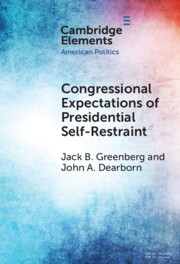 Congressional Expectations of Presidential Self-Restraint