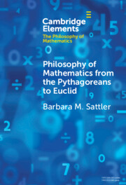 Philosophy of Mathematics from the Pythagoreans to Euclid