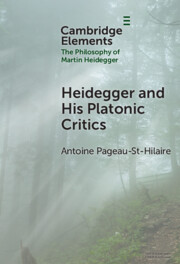 Heidegger and His Platonic Critics