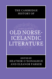 The Cambridge History of Old Norse-Icelandic Literature