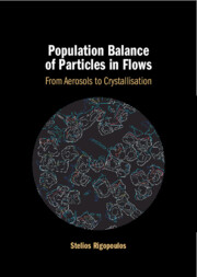 Population Balance of Particles in Flows