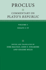 Proclus: Commentary on Plato's <I>Republic</I>