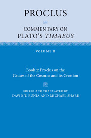 Proclus: Commentary on Plato's Timaeus